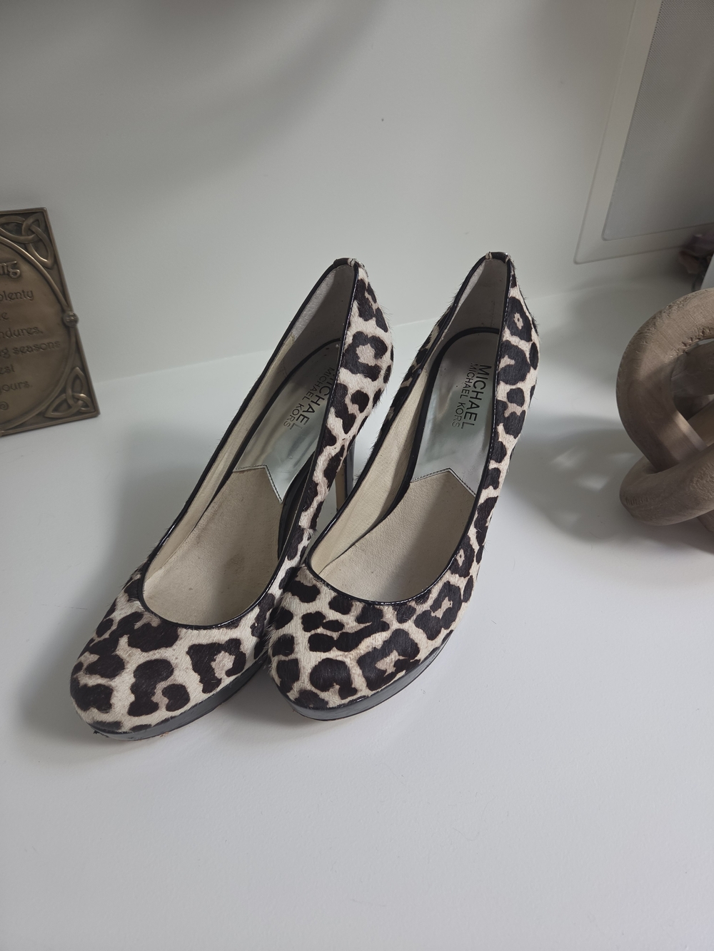 MICHAEL Michael Kors Leopard-Print Pumps in Brown and Black